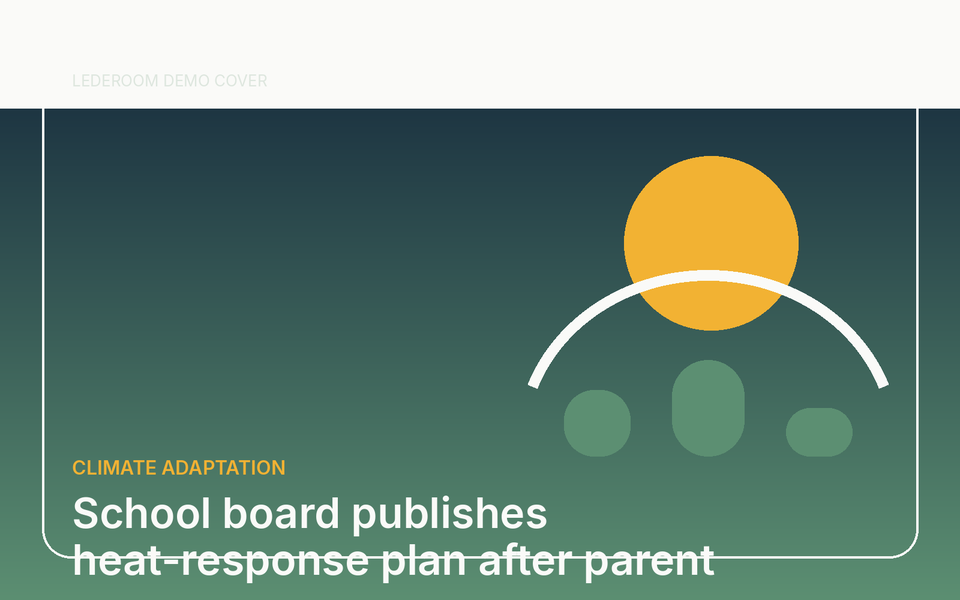 School board publishes heat-response plan after parent questions